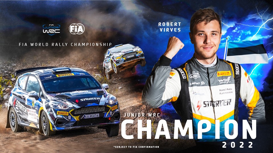 Virves crowned FIA Junior WRC champion | WRC.com® | FIA World Rally ...